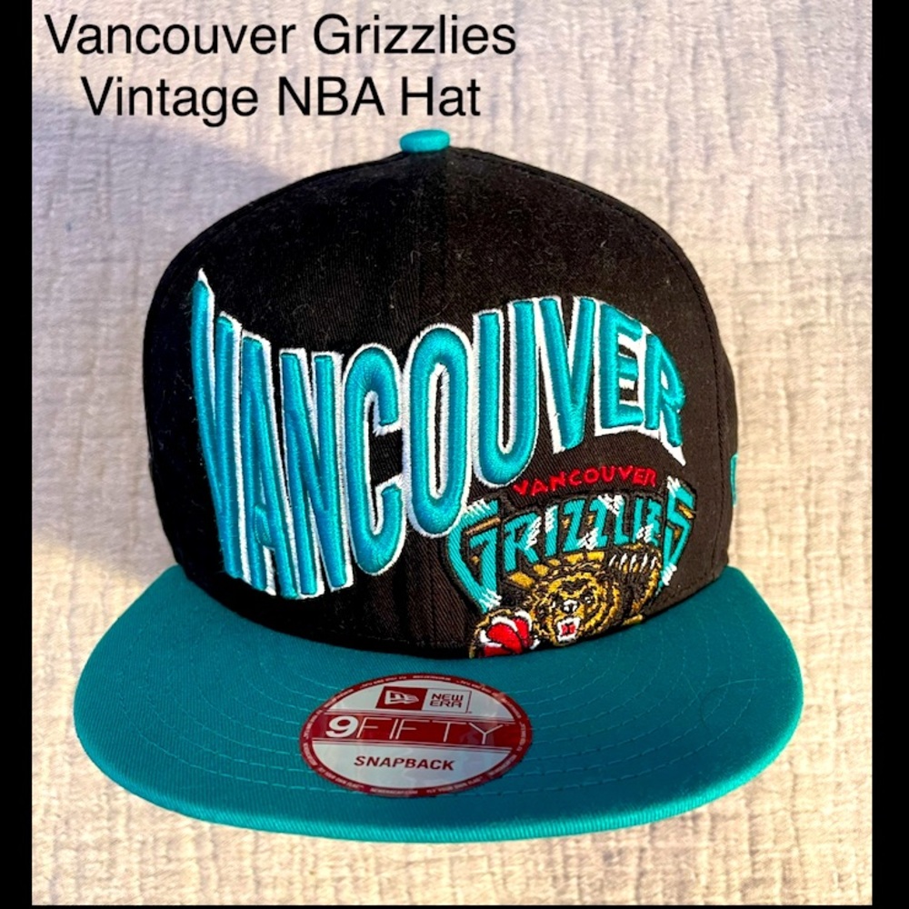 Vancouver Grizzlies Hat Vintage Rare
